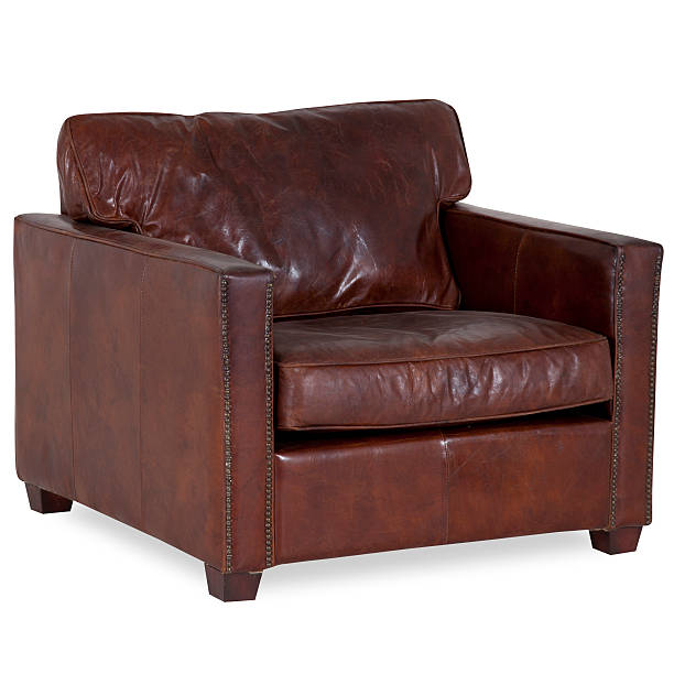 istock Old fashion Leather Arm Chair 181139552