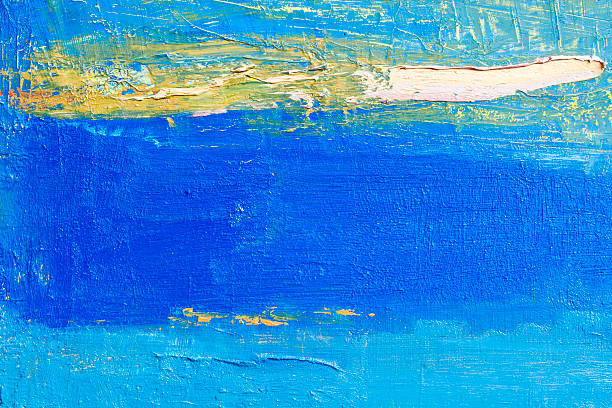 istock Abstract painted blue green  art backgrounds. 181139728