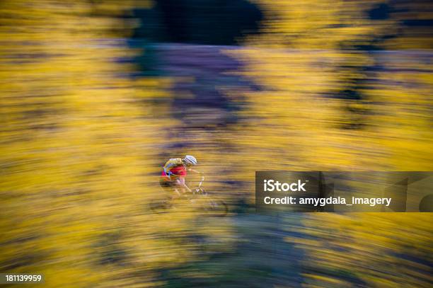 Abstract Mountain Biking Motion Stock Photo - Download Image Now - Abstract, Active Lifestyle, Adult