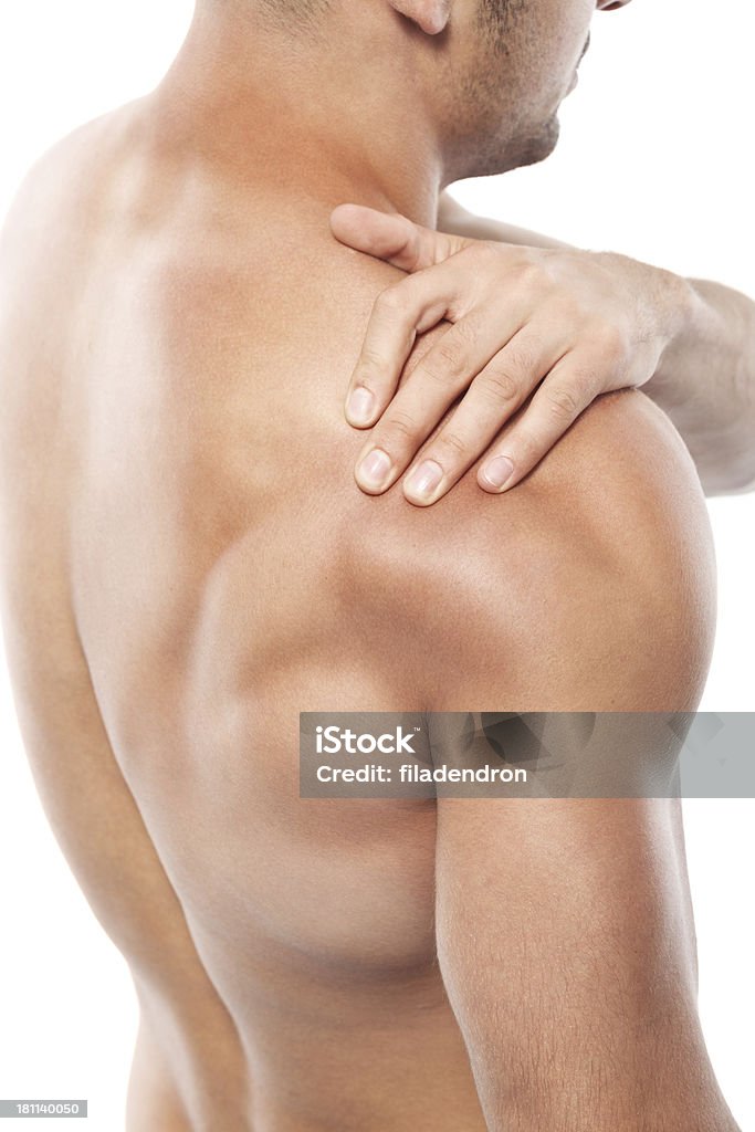 Arm Schmerzen - Lizenzfrei Anatomie Stock-Foto