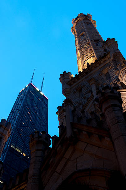istock John Hancock Tower and Chicago Water 181140073