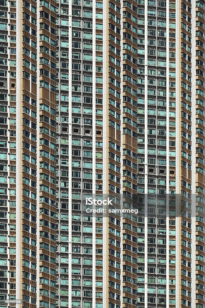 Apartment-Gebäude in Hong Kong - Lizenzfrei Asien Stock-Foto