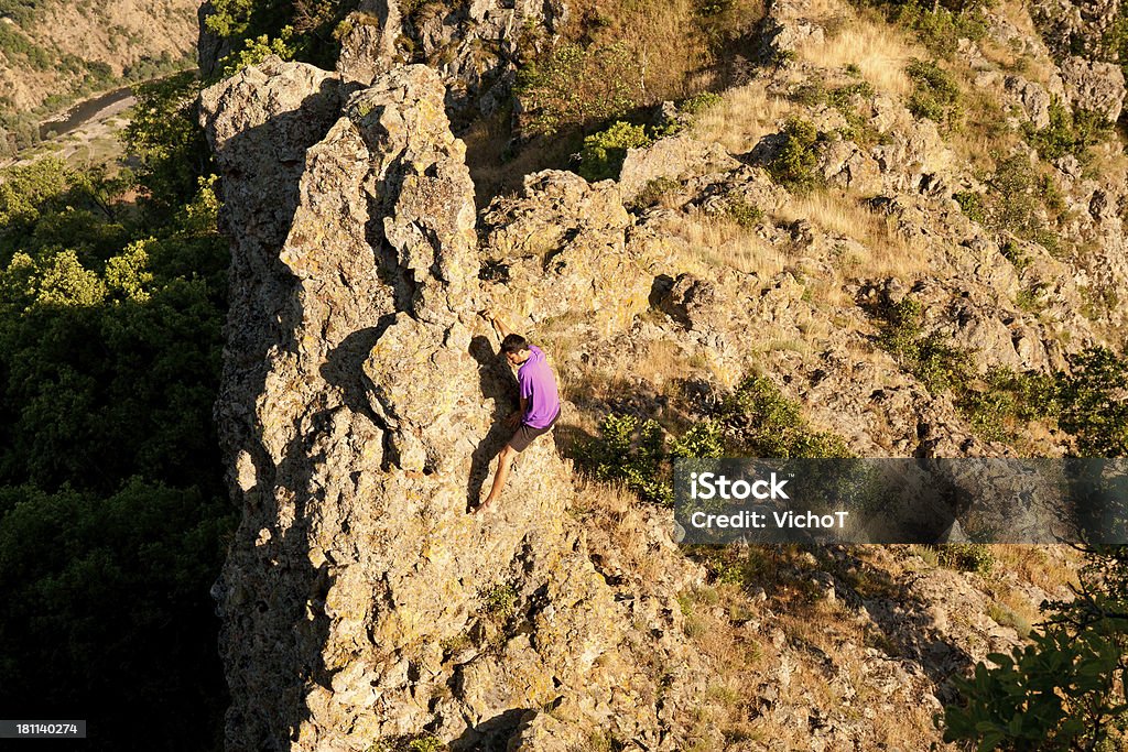 Freeclimbing - Lizenzfrei Abenteuer Stock-Foto