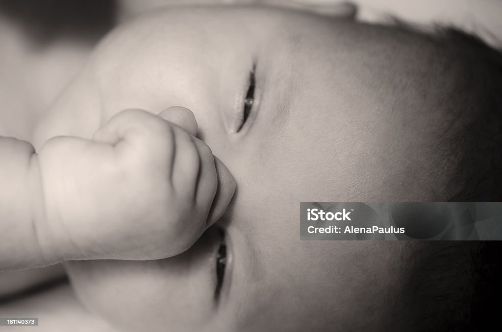 Pleurer bébé - Photo de 0-1 mois libre de droits