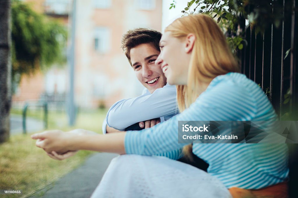 Casal Jovem em - Royalty-free 16-17 Anos Foto de stock