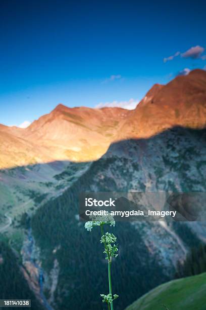 Pôr Do Sol Paisagem Montanha Rocky - Fotografias de stock e mais imagens de Ao Ar Livre - Ao Ar Livre, Arrebol, Azul