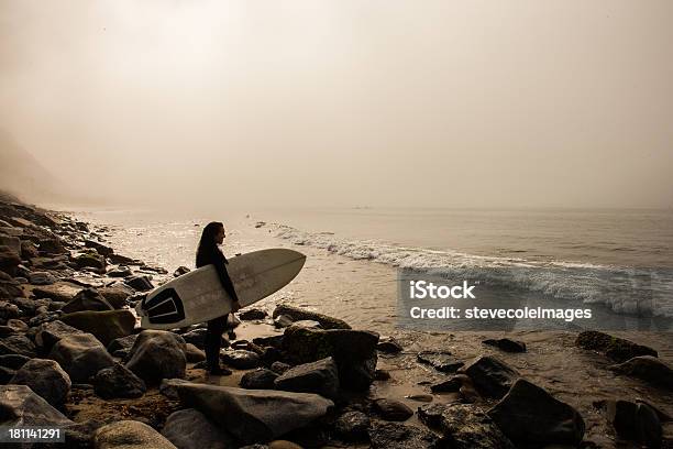 서퍼 검은색에 대한 스톡 사진 및 기타 이미지 - 검은색, 로스앤젤레스 시, 바다