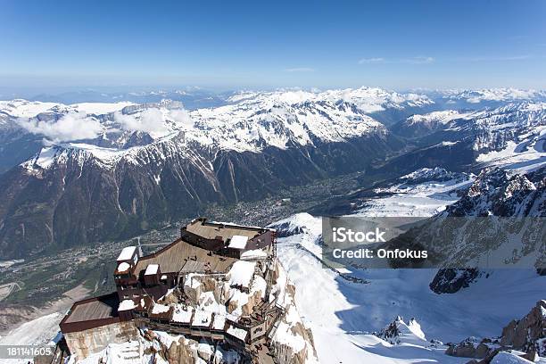 眺めのアルプスから Aiguille Du Midi シャモニーフランス - Horizonのストックフォトや画像を多数ご用意 - Horizon, エギーユ・デュ・ミディ, オートサヴォア