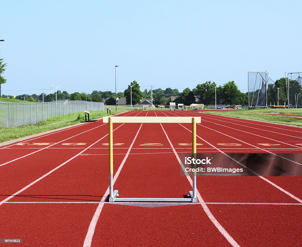 Mais um obstáculo para limpar - Foto de stock de Atletismo royalty-free