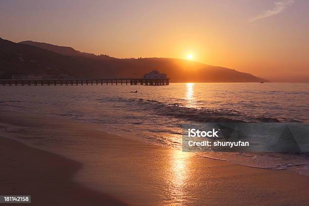 Malibu 日の出桟橋 - マリブのストックフォトや画像を多数ご用意 - マリブ, 日没, カモメ科