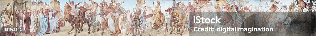 フレスコ画 - 中世のロイヤリティフリーストックフォト
