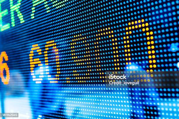 Display Stock Market Charts Stock Photo - Download Image Now - Business, Chart, Corporate Business