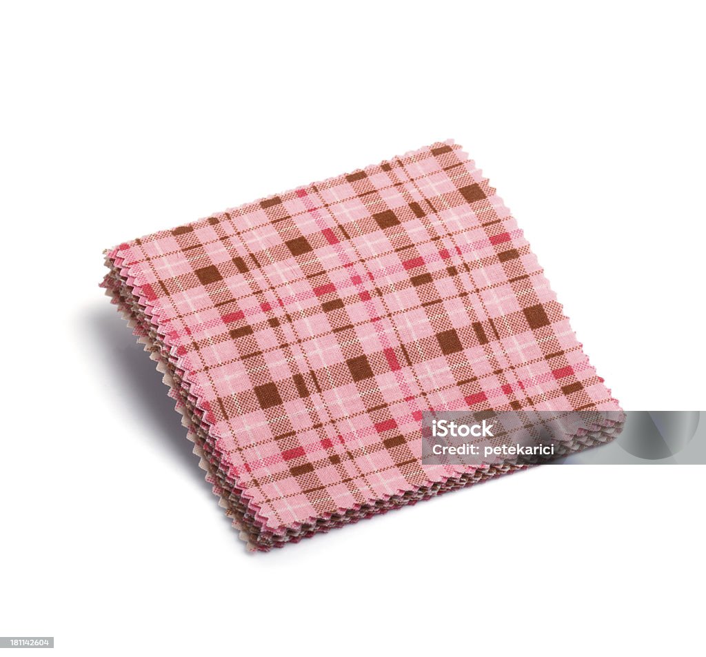 Échantillon de tissu à motif écossais rose - Photo de Au-dessus de libre de droits