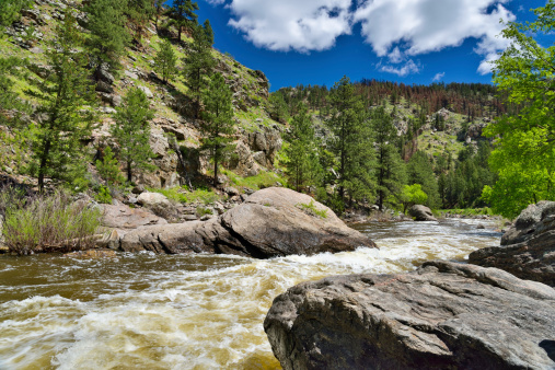 The beautiful Poudre River outside of Fort Collins.