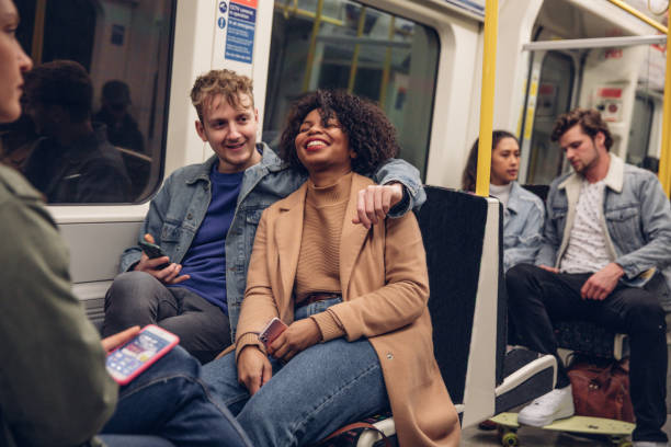 istock Couple in the subway 1811432556