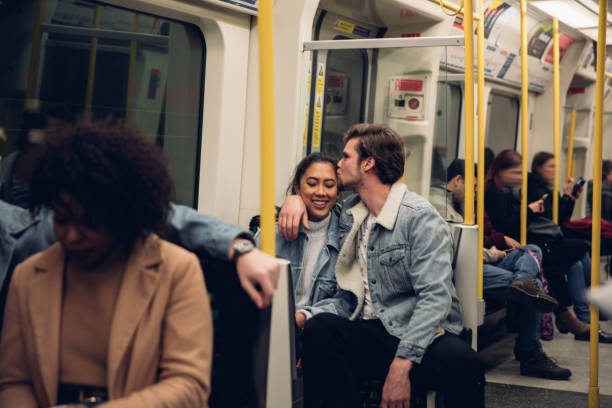 istock Couple in the subway 1811433678