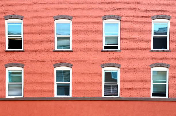 istock Windows of a Refurbished Building 181144513