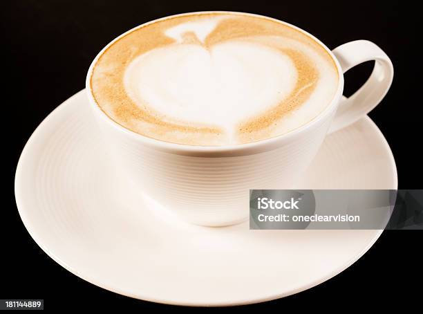 Cappuccino Kaffee Mit Kunst Stockfoto und mehr Bilder von Alkoholfreies Getränk - Alkoholfreies Getränk, Café, Cappuccino