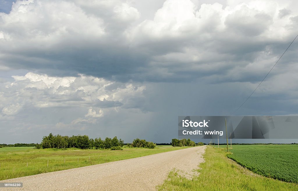 Прерия Summer Storm - Стоковые фото Альберта роялти-фри