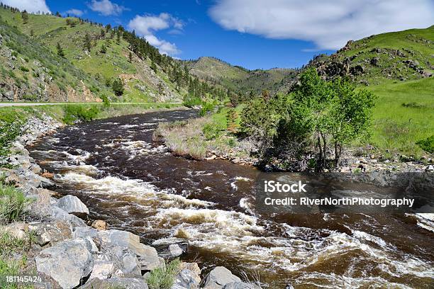 Fiume Poudre - Fotografie stock e altre immagini di Colorado - Colorado, Fiume, Acqua