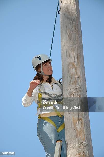 Ropes Course Stock Photo - Download Image Now - Adventure, Animal Harness, Belaying