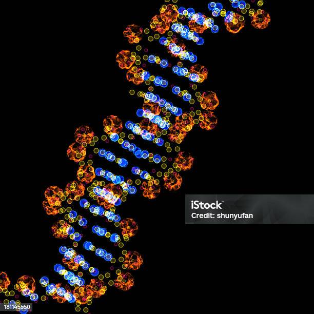 Drugmodel Bruciare Dnaun Nuovo Gene È Nato - Fotografie stock e altre immagini di RNA - RNA, Proteina, Legame affettivo