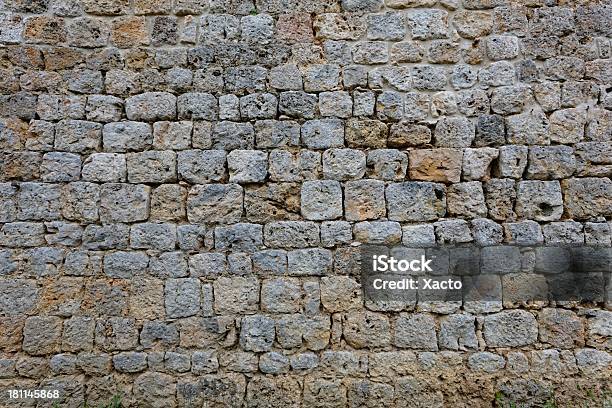Antike Römische Brick Wall 09 Stockfoto und mehr Bilder von Alt - Alt, Architektonisches Detail, Außenaufnahme von Gebäuden