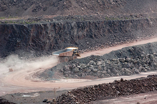 istock HDR of Open-pit Mine with Dump Truck 181145934