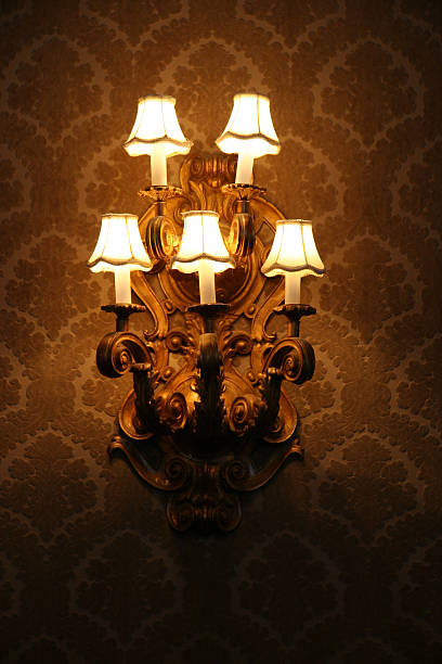 istock Antique wall light fixture 181146067