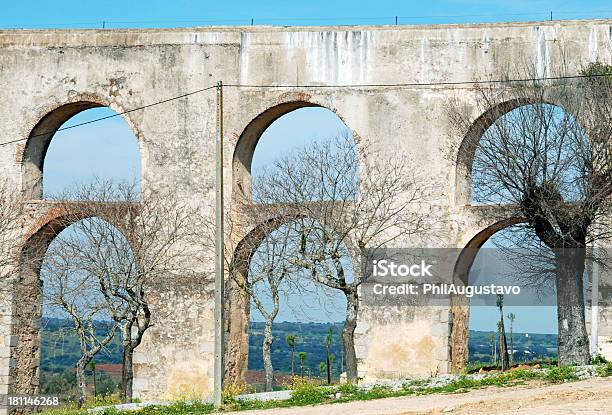 Aqueduto No Elvas Em Portugal - Fotografias de stock e mais imagens de Antigo - Antigo, Ao Ar Livre, Aqueduto
