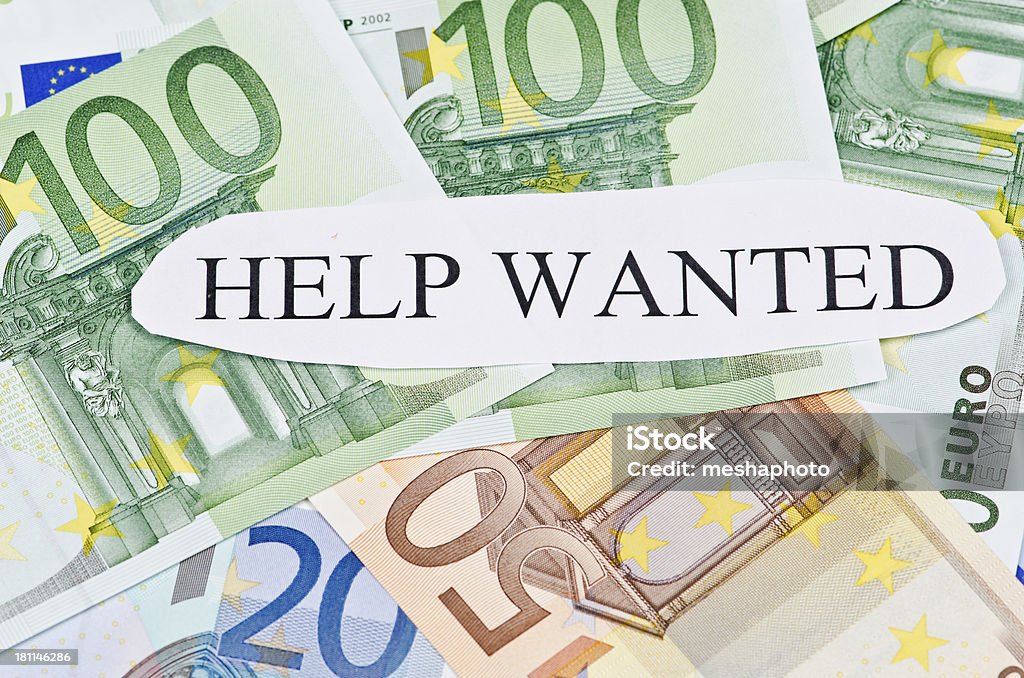 Help Wanted - Foto de stock de Bolsa de valores e ações royalty-free