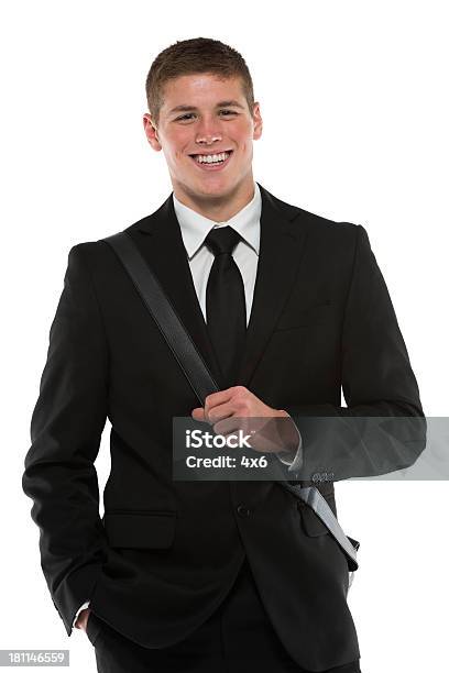 Confident Businessman Smiling Stock Photo - Download Image Now - 20-29 Years, Adult, Adults Only
