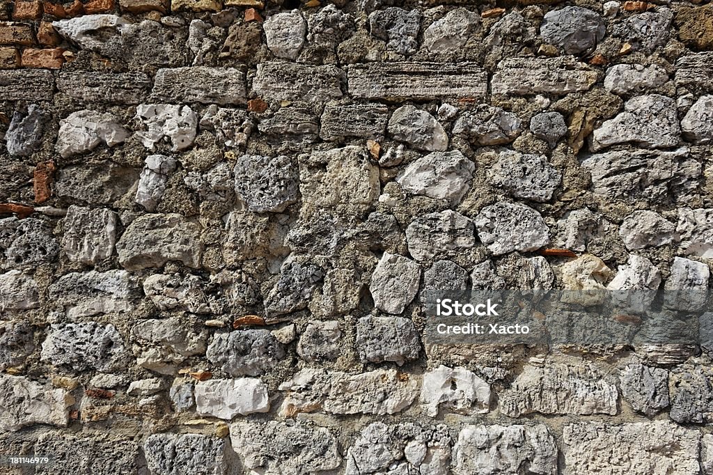Starożytne rzymskie Mur z cegły: 04. - Zbiór zdjęć royalty-free (Aranżacja)