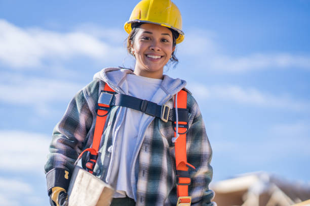 istock Female Construction Worker Portrait 1811470711