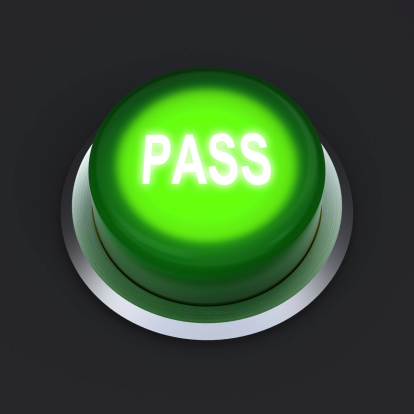 illuminated green button with clipping paths