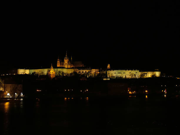 Château de Prague, de nuit - Photo