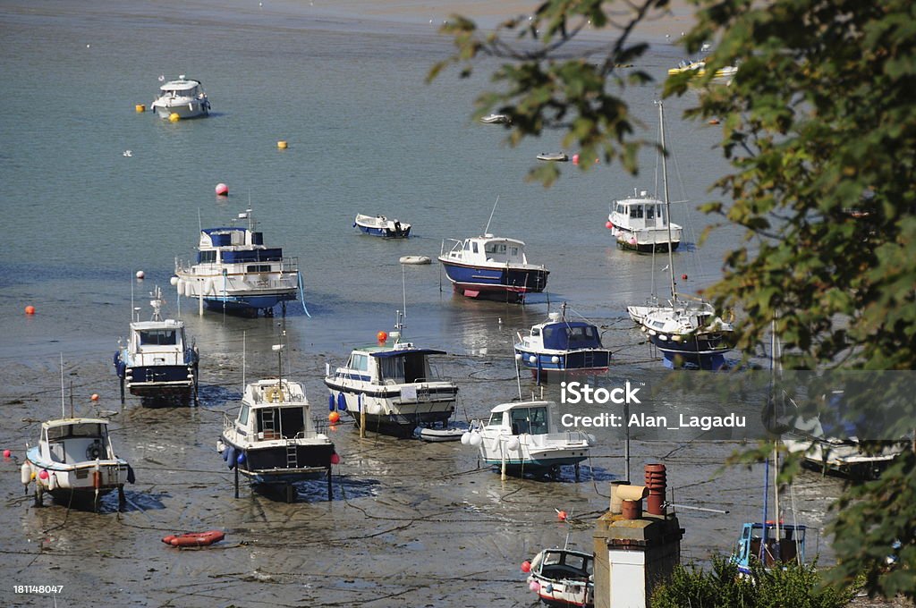 Grouville harbour, Jersey, U. K. - Lizenzfrei Architektur Stock-Foto