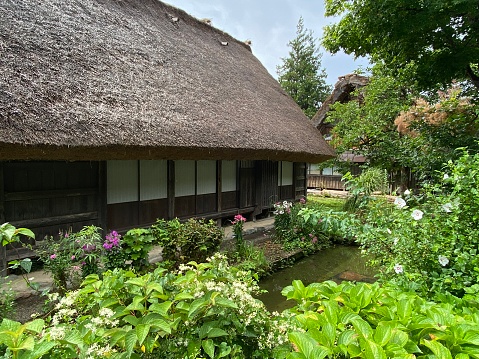 Japan - Shirakawa-go village is a small, traditional village showcasing a building style known as gassho-zukuri. It is one of UNESCO's World Heritage Sites