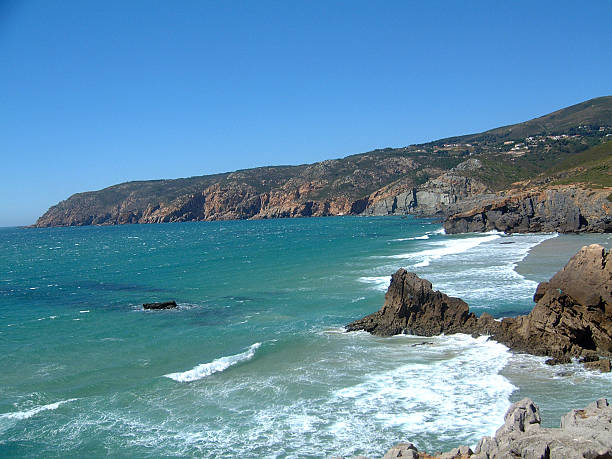 The Abano beach stock photo