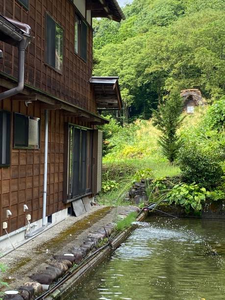 Japan - Shirakawa-go village is a small, traditional village showcasing a building style known as gassho-zukuri. It is one of UNESCO's World Heritage Sites
