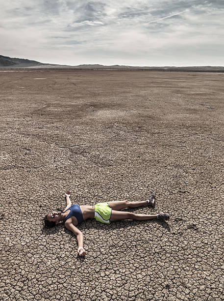 탈수 프로그램 - cracked dead body desert wellbeing 뉴스 사진 이미지