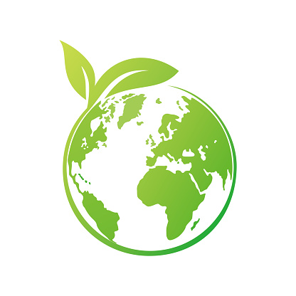 ecology symbol. green global environment concept, sign and symbol.