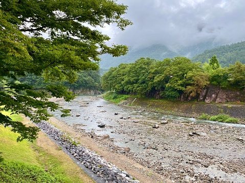 Japan - Shirakawago - Sho river