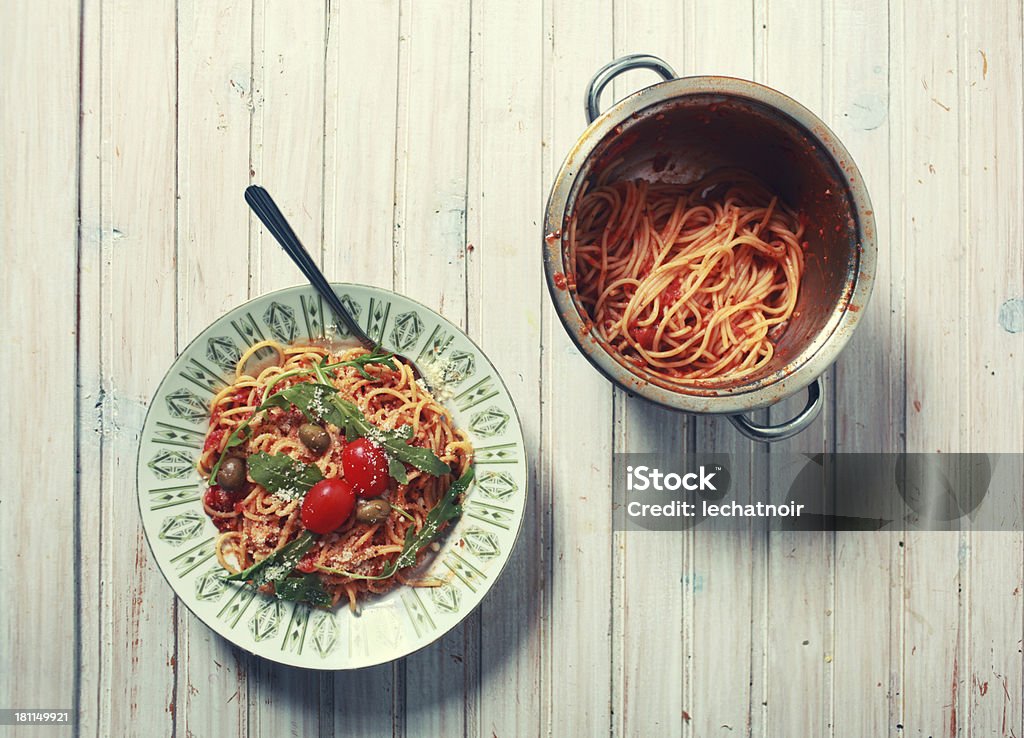 Massa italiana com Molho de Tomate Cremosos - Royalty-free Alimentação Saudável Foto de stock