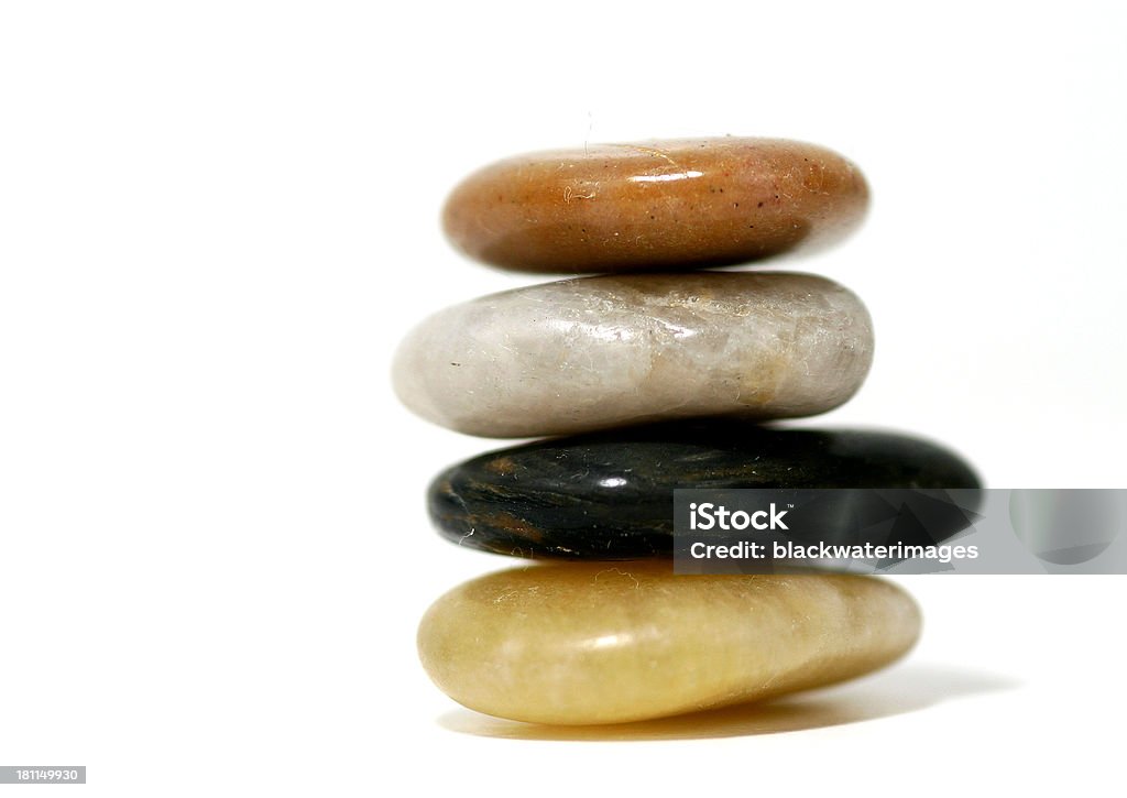 Stacked stones Small rock pile Buddhism Stock Photo
