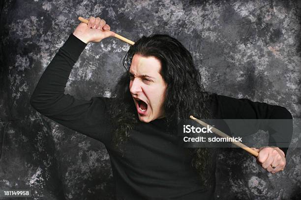 Rockdrummer Stockfoto und mehr Bilder von 1980-1989 - 1980-1989, Aufführung, Berufliche Beschäftigung