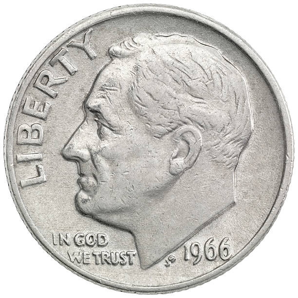 Penny, Nickel, Dime, Quarter - American coins