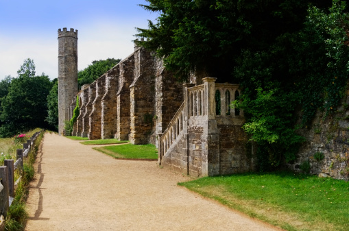 Battle Abbey is a partially ruined abbey in the  town of Battle in East Sussex, England. The abbey was built on the scene of the Battle of Hastings in 1066 when William the Conqueror defeated the English.