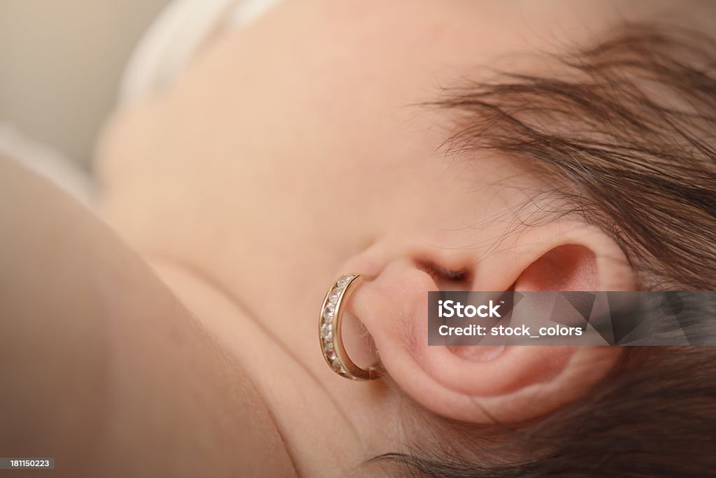 baby orecchio - Foto stock royalty-free di Bambino appena nato