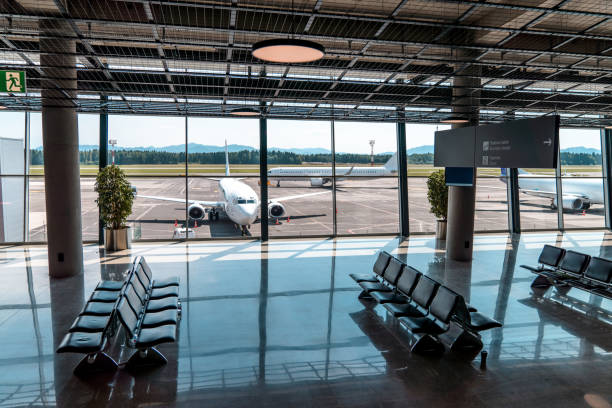 istock Empty Airport Departure Lounge 1811520496